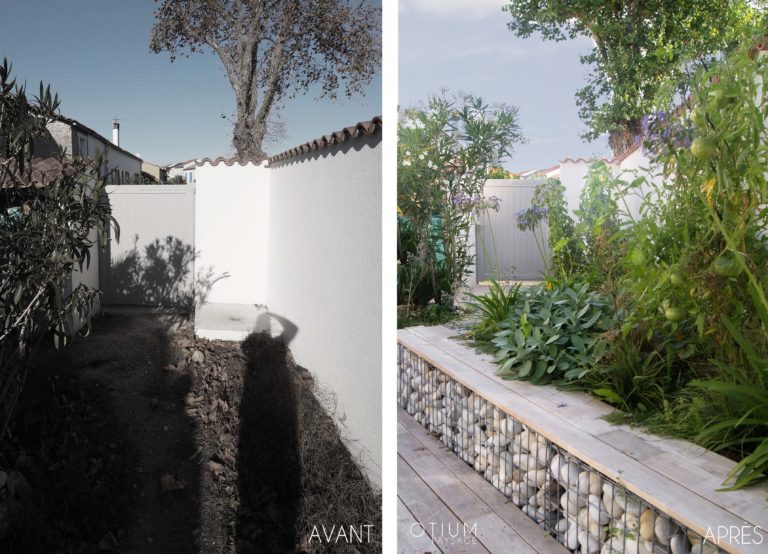 Pose de Gabion, muret pierre Sarlat. Création de jardin