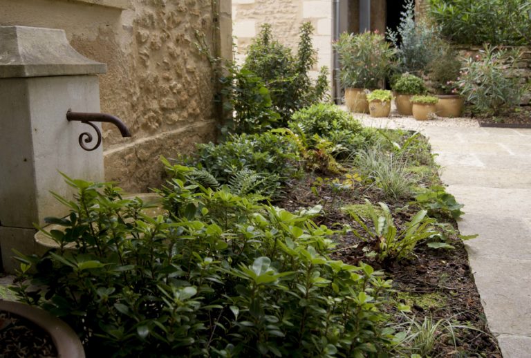 Aménagement fontaine et jardin sarlat